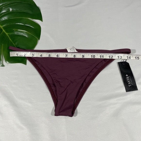 NEW‎ TAVIK [ Large ] Antic Moderate Bikini Bottom in Merlot - Picture 3 of 11